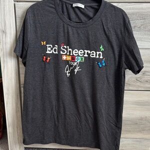 Sheshow Ed Sheeran concert tour t-shirt L